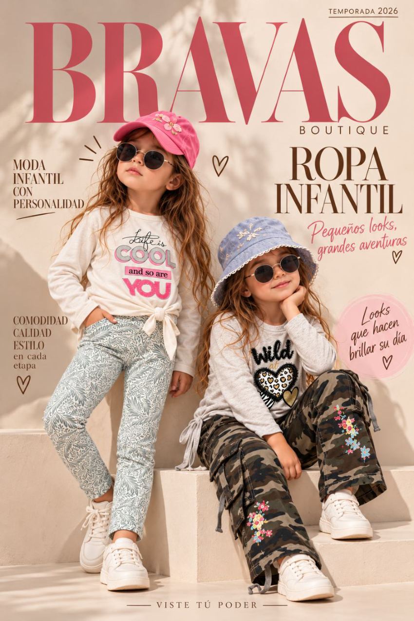 Portada de Catálogo Ropa Infantil